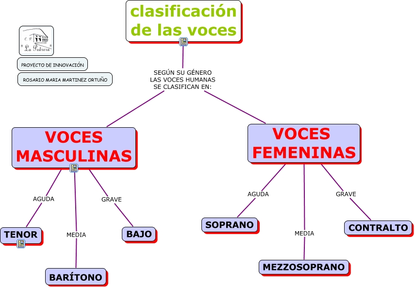 CLASIFICACIÓN DE LAS VOCES HUM